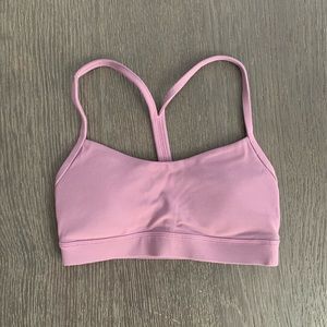 Purple lulu sports bra